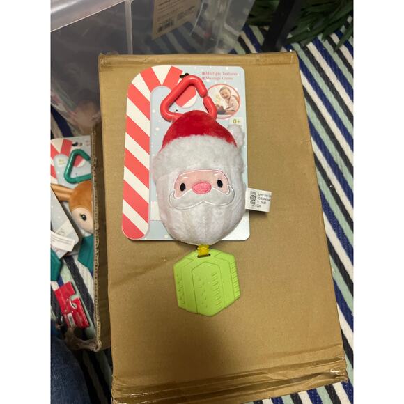 Sunny Days Christmas Teether Baby Toy - Picture 1 of 3